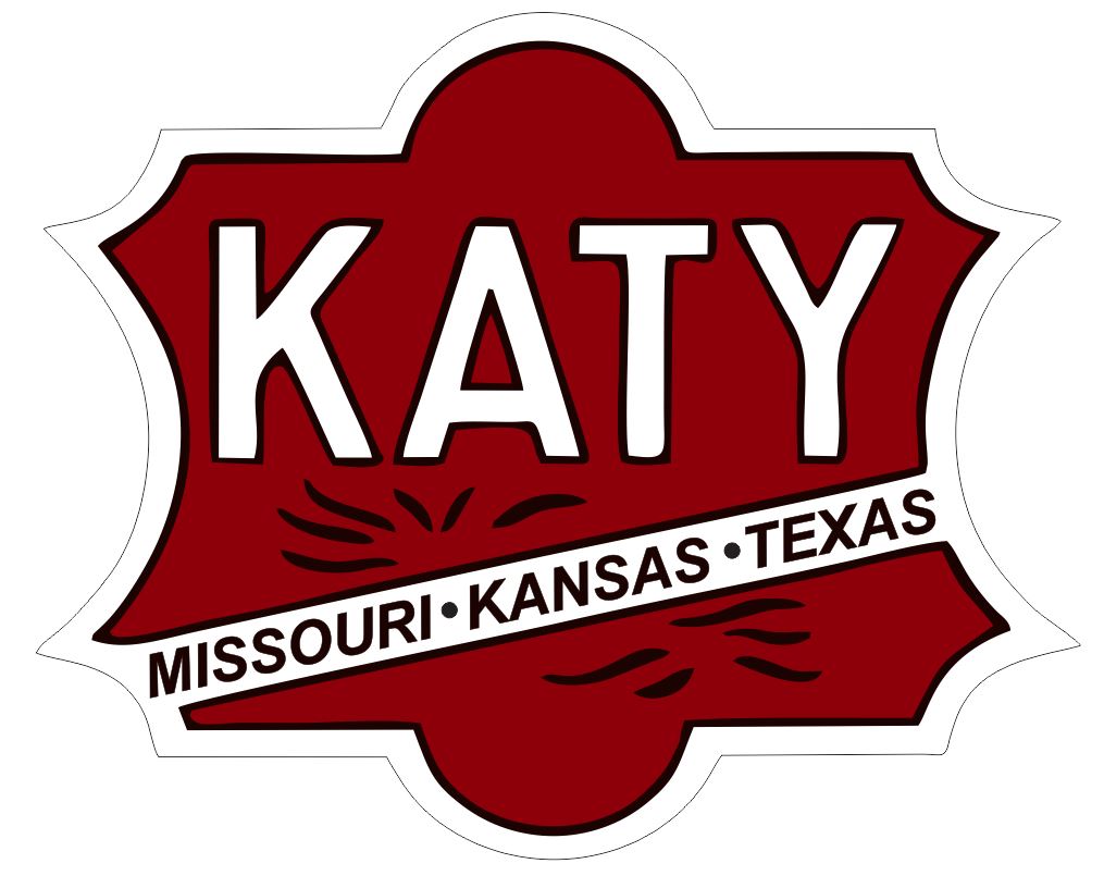 KATY Missouri Kansas Texas Railroad Sticker Decal R6993 Railway Train Sign