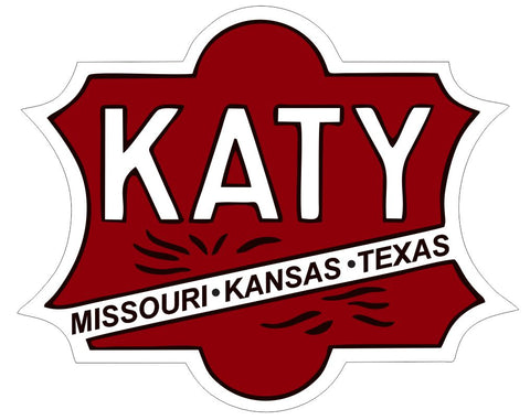 KATY Missouri Kansas Texas Railroad Sticker Decal R6993 Railway Train Sign