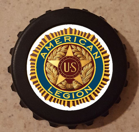 American Legion Bottle Opener Refrigerator Magnet 3" B16