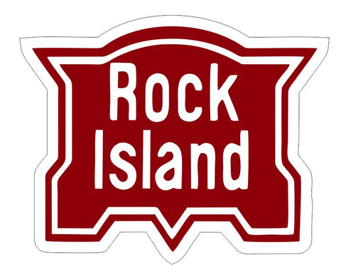 Rock Island Railroad Sticker Decal R6985 Railway Train Sign