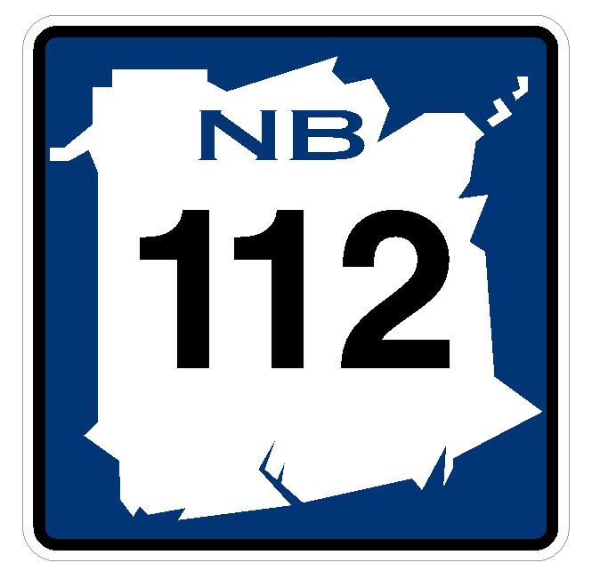 New Brunswick Route 112 Sticker Decal R4773 Canada Highway Route Sign Canadian