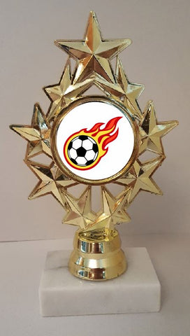 Soccer Trophy 7" Tall  AS LOW AS $3.99 each FREE SHIPPING T04N10