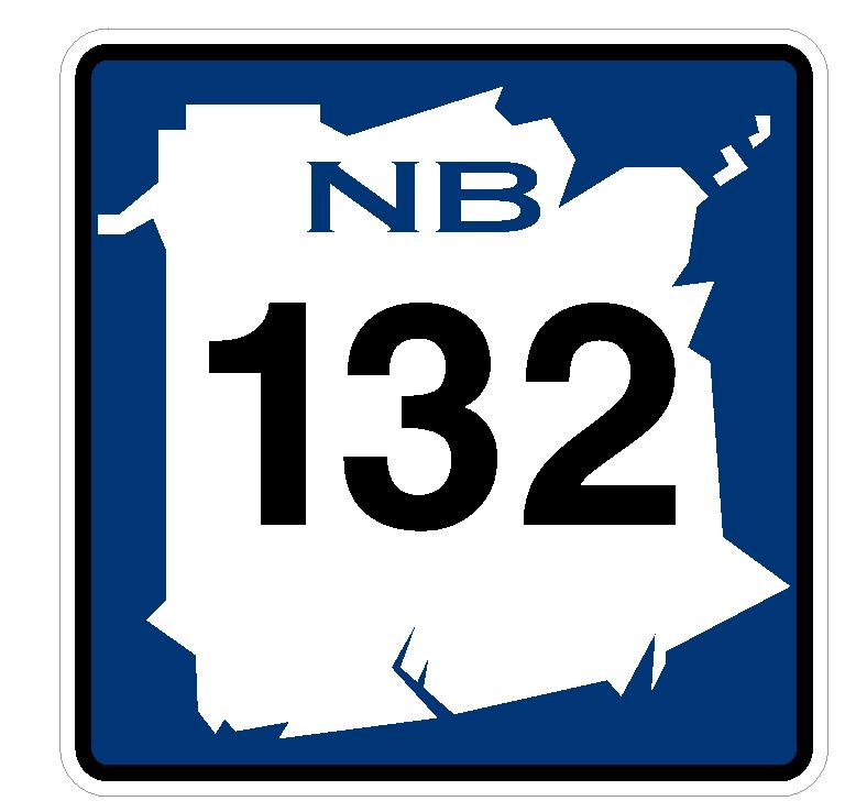 New Brunswick Route 132 Sticker Decal R4790 Canada Highway Route Sign Canadian