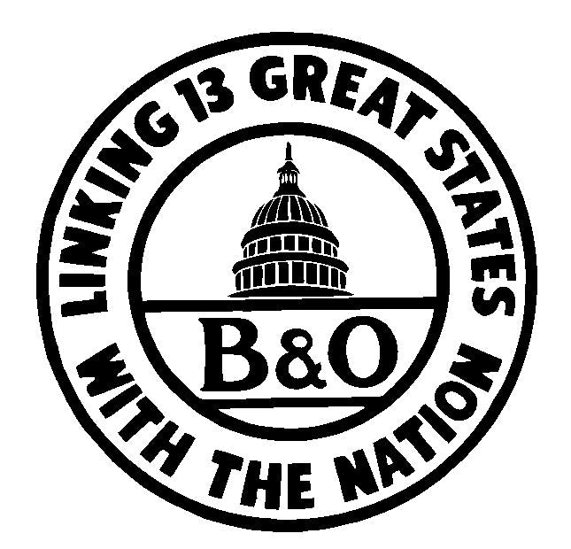 B & O Baltimore & Ohio Railroad Sticker Decal R4908 Railway Train Sign