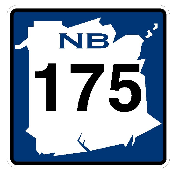 New Brunswick Route 175 Sticker Decal R4804 Canada Highway Route Sign Canadian