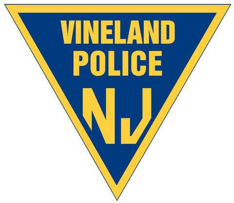 Vineland Police Sticker Decal R4869 New Jersey Police Department