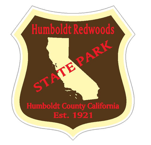 Humboldt Redwoods State Park Sticker R4889 California