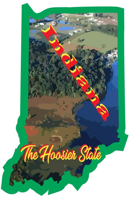 Indiana Sticker Decal R7030