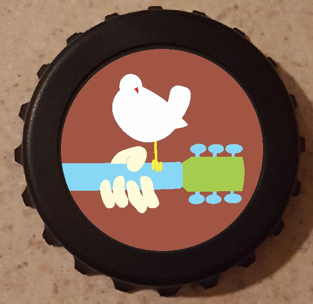 Woodstock Bottle Opener Refrigerator Magnet 3" B24 Kitchen Bar Gift