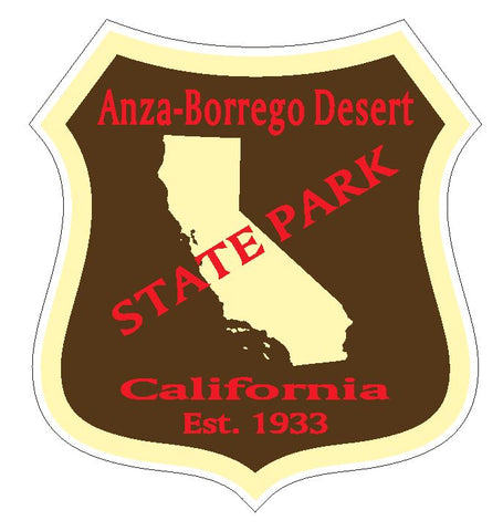 Anza Borrego Desert State Park Sticker R4882 California
