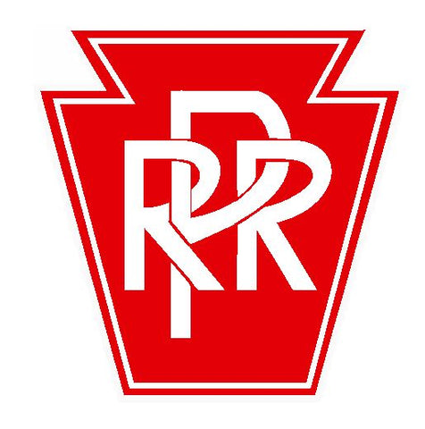 PRR Pennsylvania Railroad Sticker / Decal R4619 Red Railway Train