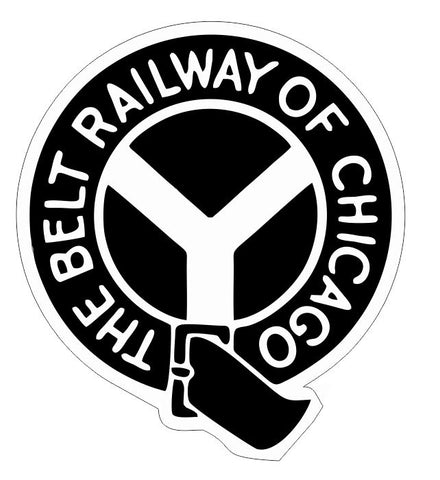 Belt Railway of Chicago Railroad Sticker Decal R6996 Railway Train Sign