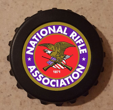 NRA National Rifle Association Bottle Opener Refrigerator Magnet 3" B15