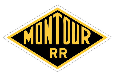 Montour Railroad Sticker Decal R6982 Railway Train Sign