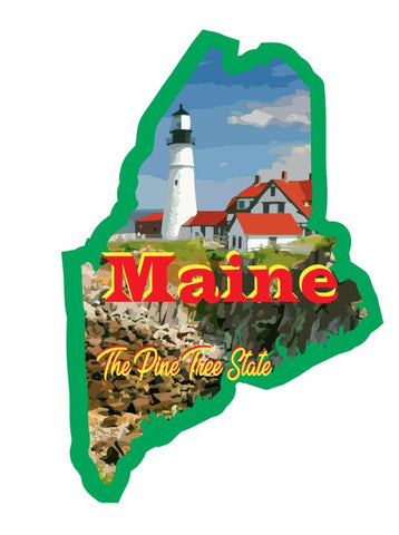 Maine Sticker Decal R7034