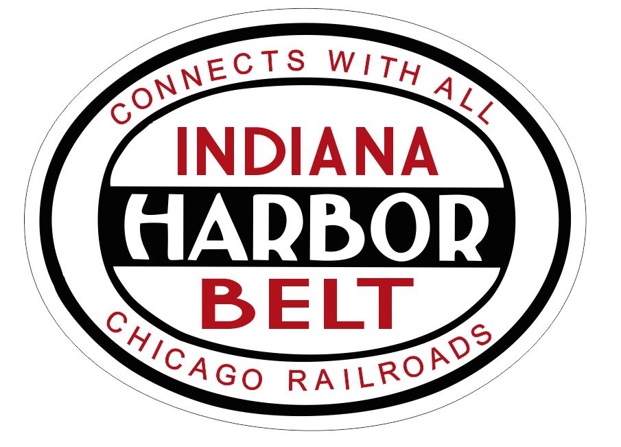 Indiana Harbor Belt Railroad Sticker Decal R6970 Chicago Railway Train Sign