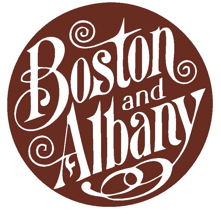 Boston & Albany Railroad Sticker / Decal R4627 Railway Train