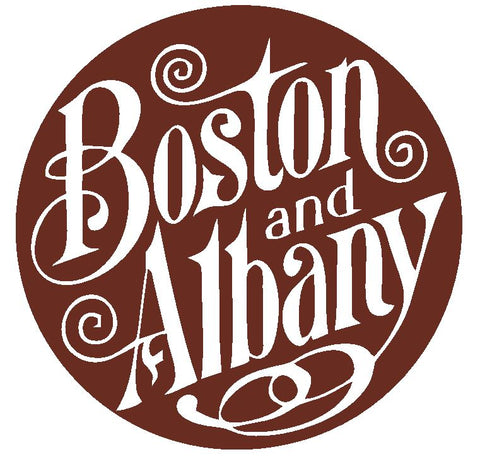 Boston & Albany Railroad Sticker / Decal R4627 Railway Train