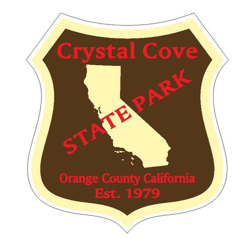 Crystal Cove State Park Sticker R4884 California