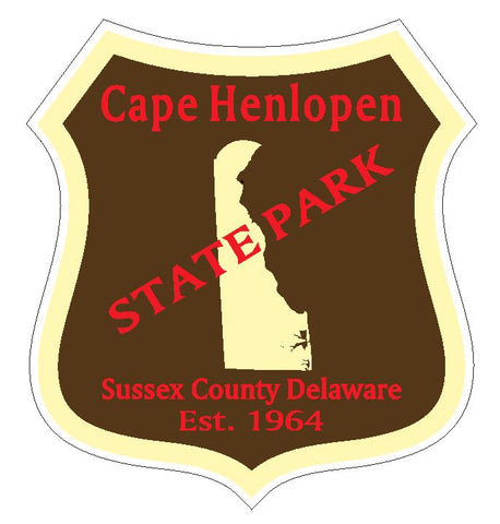 Cape Henlopen State Park Sticker R4902 Delaware