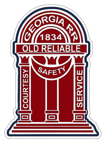 Georgia Railroad Sticker Decal R7006 Railway Train Sign