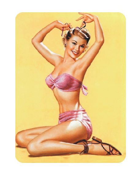 Vintage Style Pin Up Girl Stickers P02 Pinup Sticker Decal - Winter Park Products