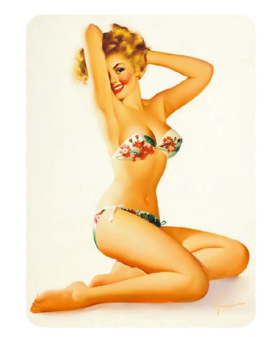 Vintage Style Pin Up Girl Stickers P13 Pinup Sticker Decal - Winter Park Products