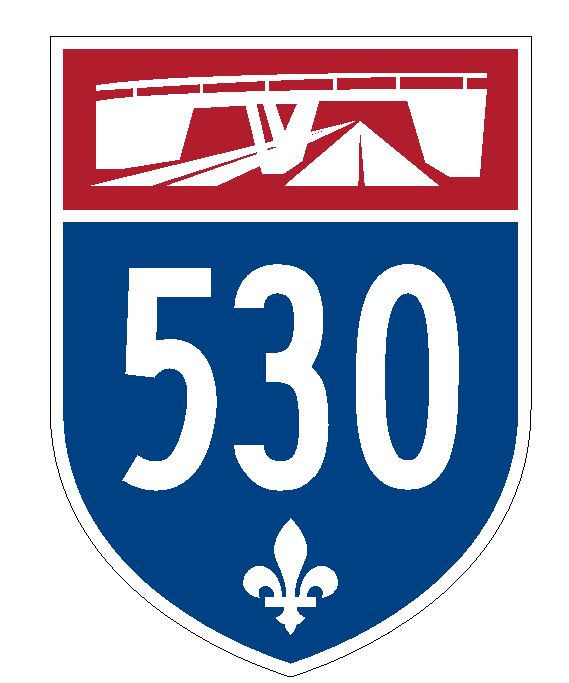 Quebec Autoroute 530 Sticker Decal R4833 Canada Highway Route Sign Canadian