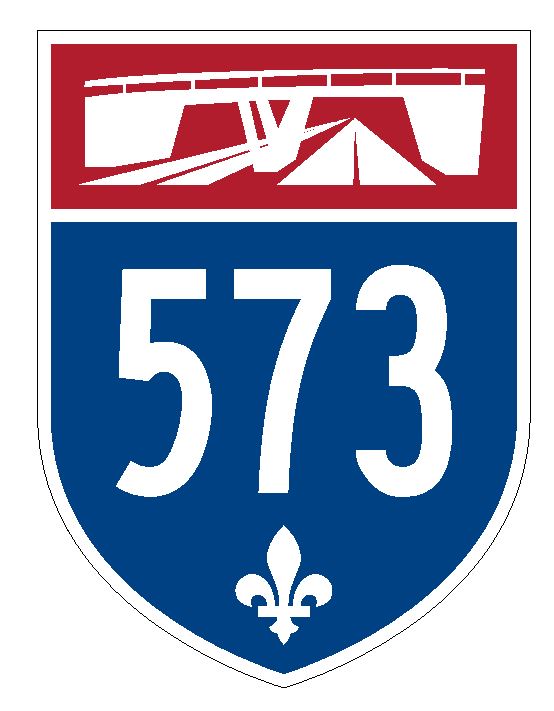 Quebec Autoroute 573 Sticker Decal R4840 Canada Highway Route Sign Canadian