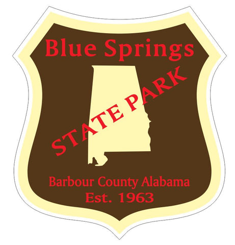 Blue Springs State Park Sticker R4874 Alabama