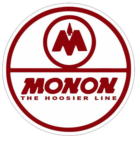 Monon Railroad Sticker Decal R6981 Railway Train Sign