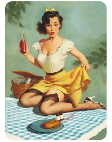 Vintage Style Pin Up Girl Stickers P07 Pinup Sticker Decal - Winter Park Products