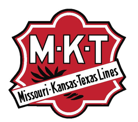 MKT Missouri Kansas Texas Lines Railroad Sticker / Decal R4626 Railway Train