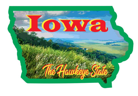 Iowa Sticker Decal R7029