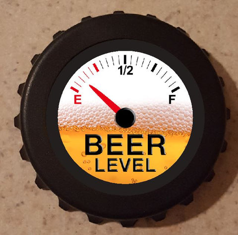 Beer Level Bottle Opener Refrigerator Magnet 3" B17 Kitchen Bar Gift