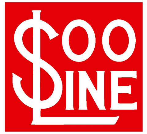 Soo Line Railroad Sticker / Decal R4625 Railway Train