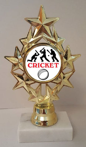 Cricket Trophy 7" Tall  AS LOW AS $3.99 each FREE SHIPPING T04N5