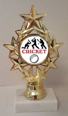 Cricket Trophy 7" Tall  AS LOW AS $3.99 each FREE SHIPPING T04N5