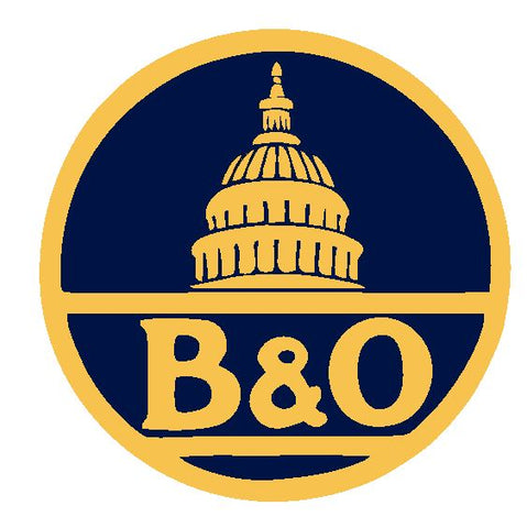 B & O Baltimore & Ohio Railroad Sticker Decal R4906 Railway Train Sign