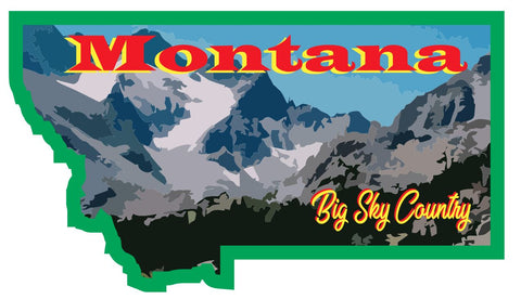 Montana Sticker Decal R7021
