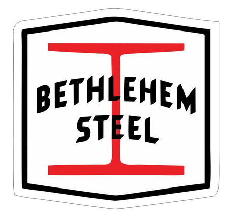 Bethlehem Steel Sticker Decal R7013 Railroad Railway Train Sign
