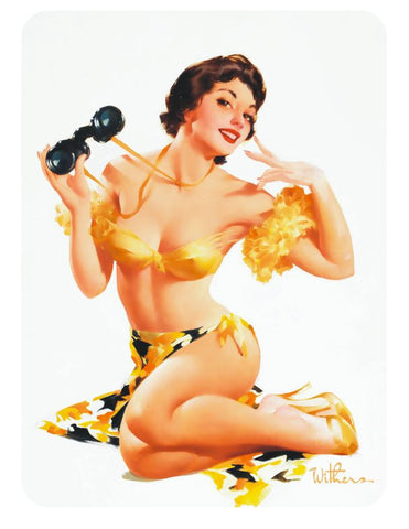 Vintage Style Pin Up Girl Stickers P12 Pinup Sticker Decal - Winter Park Products