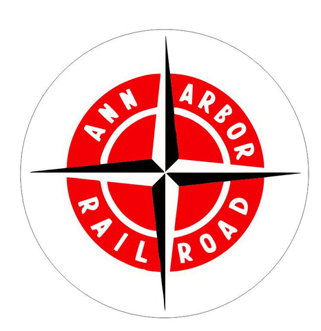 Ann Arbor Railroad Sticker Decal R7011 Railway Train Sign