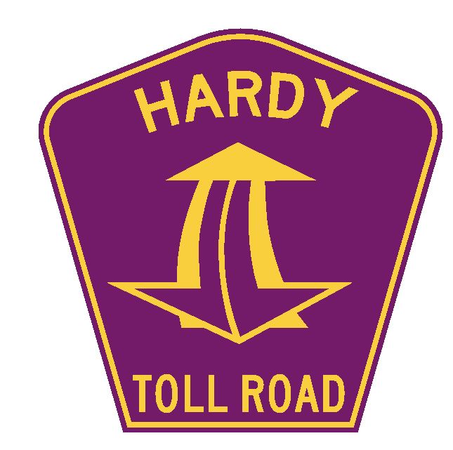 Texas Hardy Toll Road Sticker R4467 Highway Sign Road Sign Decal