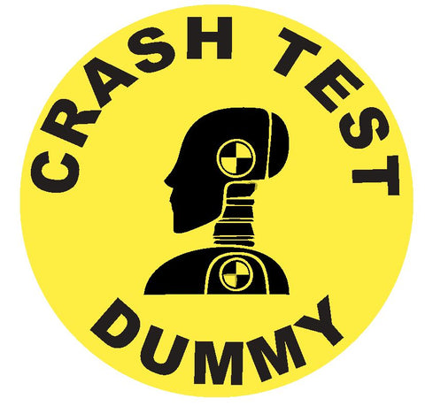 Crash Test Dummy Sticker Decal R4639 Crash Test Dummies