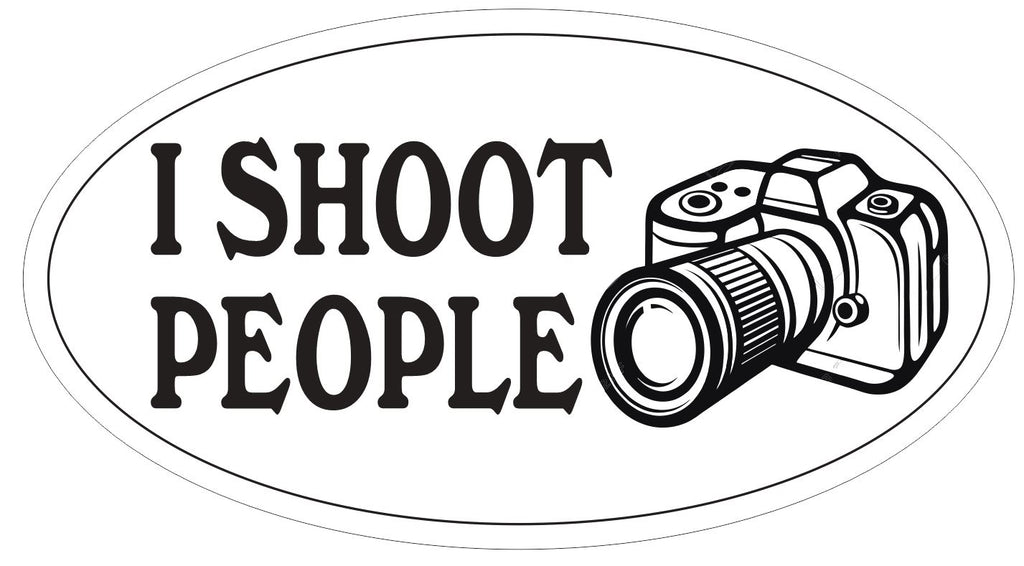 Photographer Sticker Oval Bumper Sticker or Helmet Sticker D3815 Camera Photo