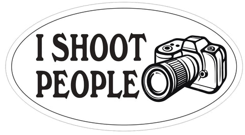 Photographer Sticker Oval Bumper Sticker or Helmet Sticker D3815 Camera Photo