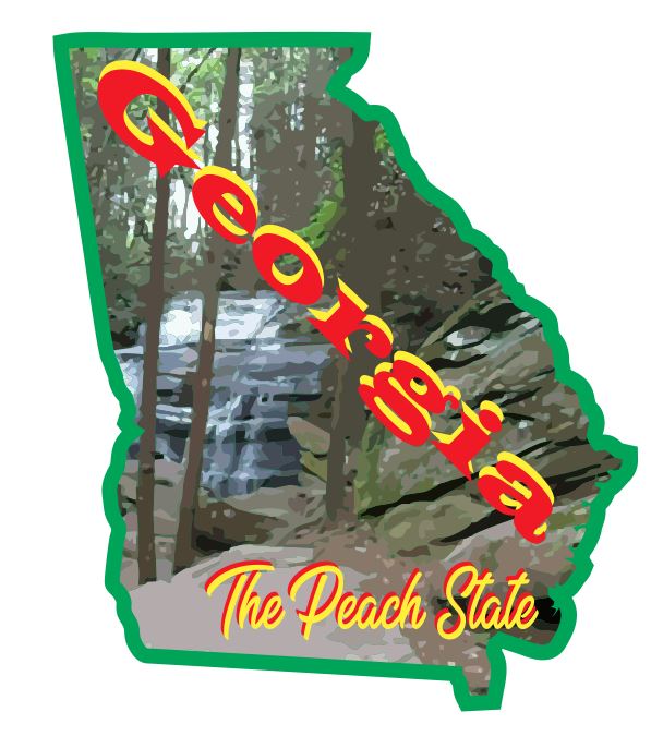 Georgia Sticker Decal R7025