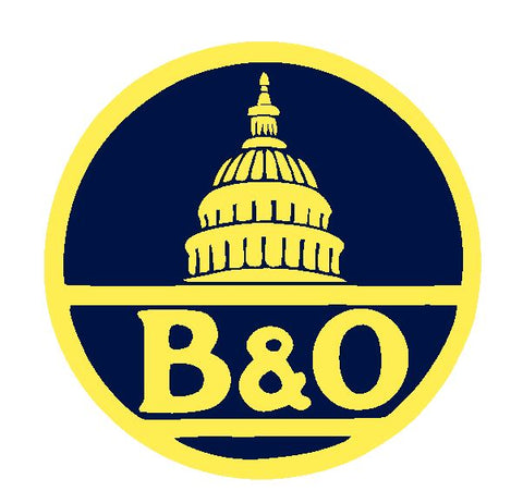 B & O Baltimore & Ohio Railroad Sticker Decal R4907 Railway Train Sign