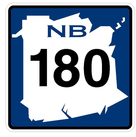 New Brunswick Route 180 Sticker Decal R4807 Canada Highway Route Sign Canadian